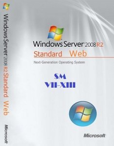 Microsoft Windows Server 2008 R2 STANDARD & Web SM VII-XIII (2 in 1) by Lopatkin (2013) Русский
