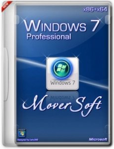 Windows 7 Professional SP1 MoverSoft 08.2013 (x86+x64) [2013] Русский