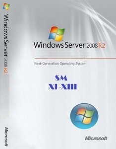Microsoft Windows Server 2008 R2 x64 SM XI-XIII (4 in 1) by Lopatkin (2013) Русский