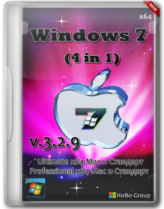 Windows 7 v.3.2.9 (4 in 1) by HoBo-Group (x64) (2014) [RUS]