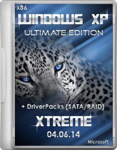 Windows® XP Sp3 XTreme™ Ultimate Edition 04.06.14 + DriverPacks (SATA/RAID) (2014) Русский