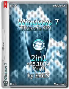 Windows 7 Ultimate SP1 2in1 by EmiN (x86-x64) (2014) [Rus]