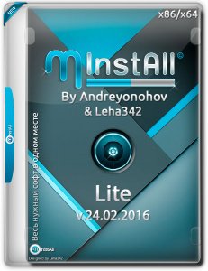 MInstAll by Andreyonohov & Leha342 Lite v.24.02.2016 (x86-x64) (2016) [Rus]
