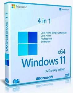 Microsoft® Windows® 11 x64 Ru 23H2 4in1 Upd 04.2024 by OVGorskiy